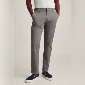 Bonobos Washed Chinos Straight Fit 38x34 Gray Pants